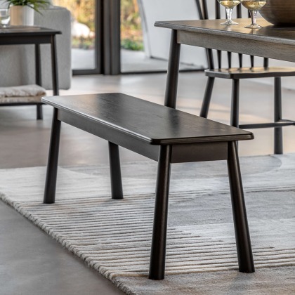 Gallery Direct Wycombe Dining Bench Black