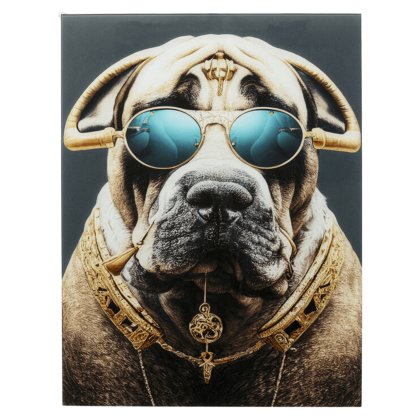 Fashion Dog Glass Picture Fashion Dog Glass Picture