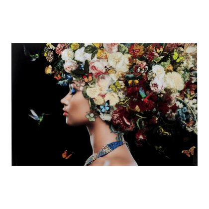 Bunch of Flowers Glass Picture Bunch of Flowers Glass Picture