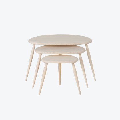 Ercol Originals Pebble Nest Of Tables