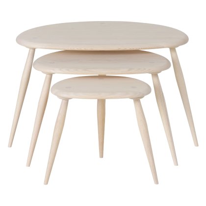 Ercol Originals Pebble Nest Of Tables