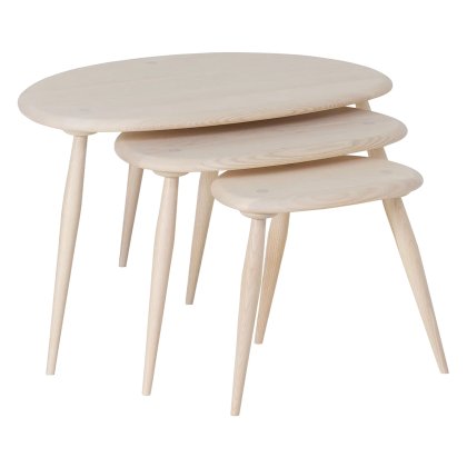 Ercol Originals Pebble Nest Of Tables