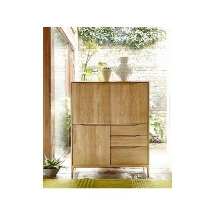 Ercol Romana Oak Highboard Ercol Romana Oak Highboard