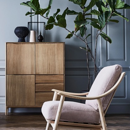 Ercol Romana Oak Highboard Ercol Romana Oak Highboard