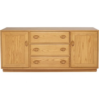 Ercol Windsor 2 Door, 3 Drawer Sideboard Ercol Windsor 2 Door, 3 Drawer Sideboard