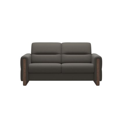 Stressless Fiona 2 Seater Sofa With Wooden Arms Stressless Fiona 2 Seater Sofa With Wooden Arms