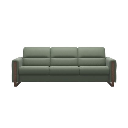 Stressless Fiona 3 Seater Sofa With Wooden Arms Stressless Fiona 3 Seater Sofa With Wooden Arms
