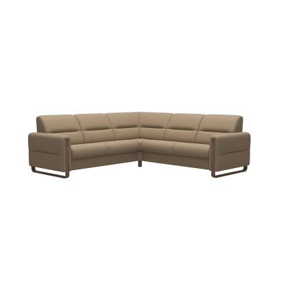 Stressless Fiona 4 Seater Corner Sofa With Wooden Arm Stressless Fiona 4 Seater Corner Sofa With Wooden Arm