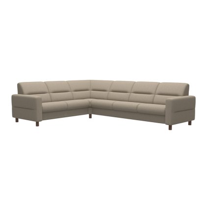 Stressless Fiona 6 Seater Corner Sofa With Upholstered Arms Stressless Fiona 6 Seater Corner Sofa With Upholstered Arms