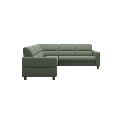 Stressless Fiona 4 Seater Corner Sofa With Upholstered Arms