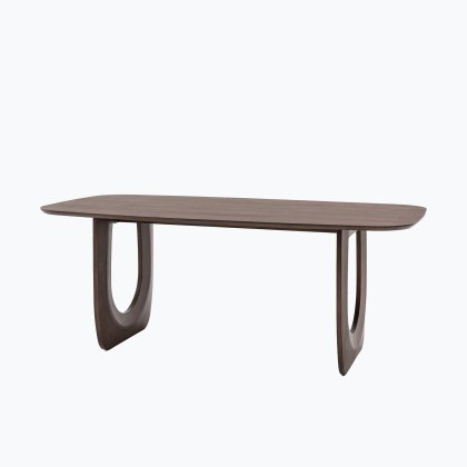 200cm Dining Table, 2 Trapini Chairs & Dining Benc