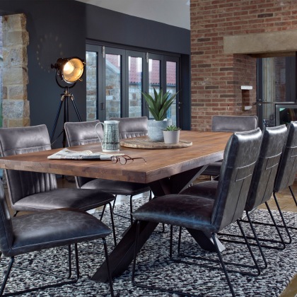 Quebec Dining Table & 4 Sam Dining Chairs Quebec Dining Table & 4 Sam Dining Chairs