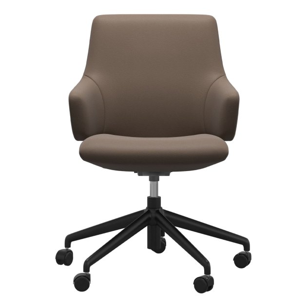 Stressless Laurel Low Back Office Chair With Arms