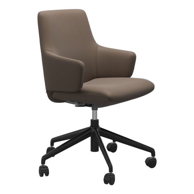 Stressless Laurel Low Back Office Chair With Arms