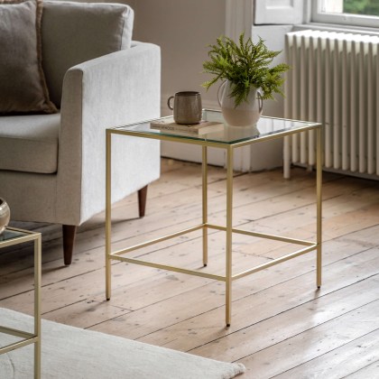 Gallery Direct Rothbury Champagne Side Table