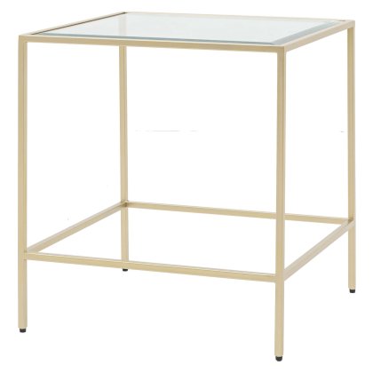 Gallery Direct Rothbury Champagne Side Table