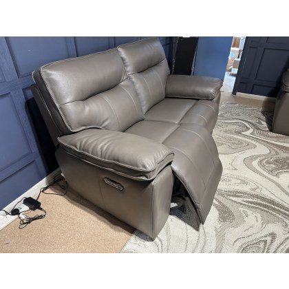Viceroy 2 Seater Power Reclining Sofa, Reclining Power Chair and Ottoman Storage Footstool
