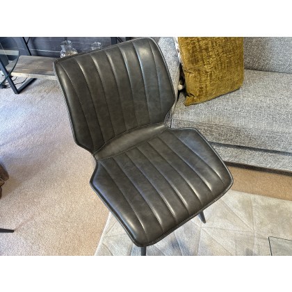 Lotus Dining Chair in Grey ( 2 Available)