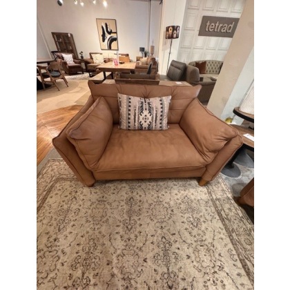 Fredrick 3 seater sofa leather and Snuggler leather