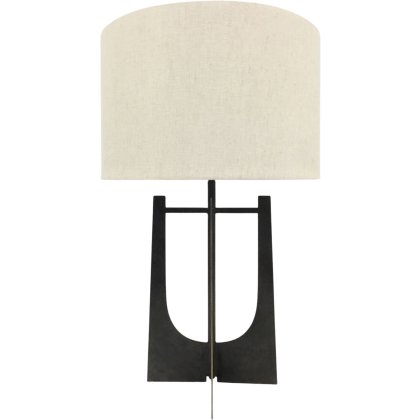 Glenthorpe Hammered Iron Table Lamp