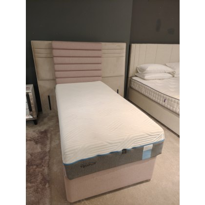Harrison Spinks 3'0" True Edge base with Perry headboard & Tempur Ux 90x200cms mattress