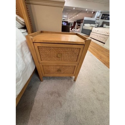 Java 2 Drawer bedside table