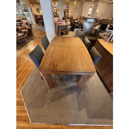 Theo Extending Dining Table with 4x Lindsay Dining Chair