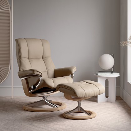 Stressless Mayfair Medium Signature Chair & Stool