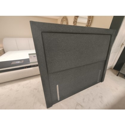Sleepeezee 5'0" Magnolia floor standing headboard in Tweed Charcoal fabric Sleepeezee 5'0" Magnolia floor standing headboard in Tweed Charcoal fabric