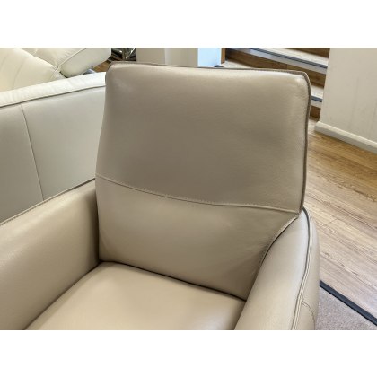 Myla Swivel Return Chair in Leather