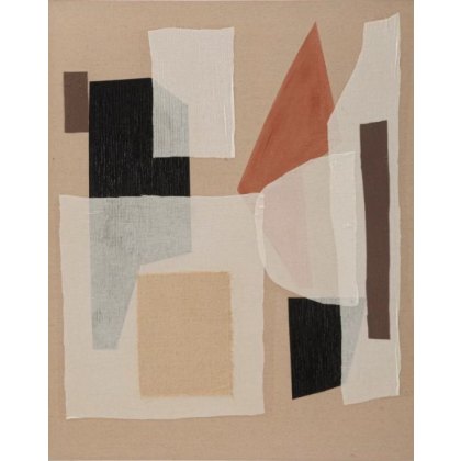 Cardella Abstract Textured Framed Canvas