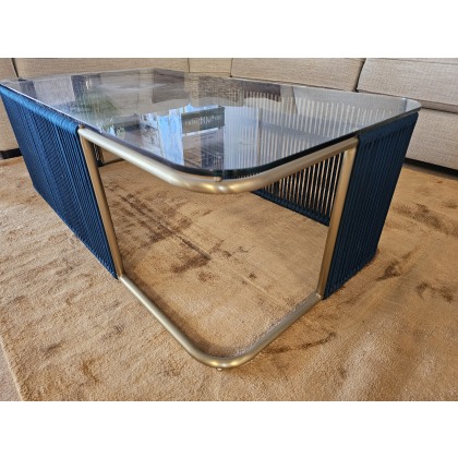 Werner Blue & Gold Coffee Table