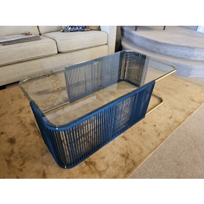 Werner Blue & Gold Coffee Table Werner Blue & Gold Coffee Table