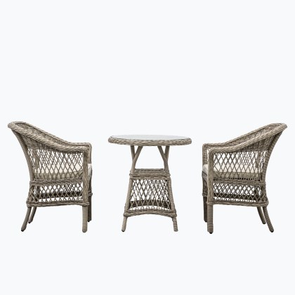 Menton Bistro Dining Set | Stone Menton Bistro Dining Set | Stone