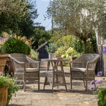 Menton Bistro Dining Set | Stone Menton Bistro Dining Set | Stone