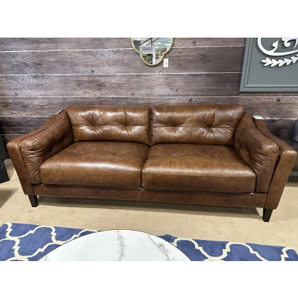 Loft 2x 3 Seater Sofa's in Leather