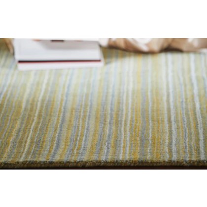 Fine Stripe Ochre Rug 120 x 170