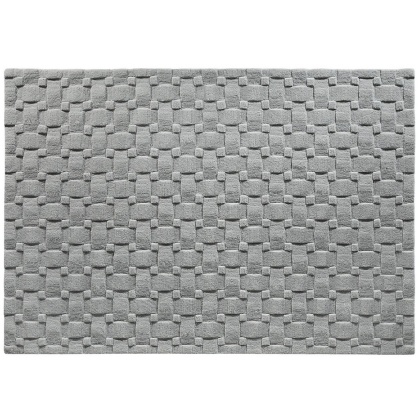 Basketweave 3D New Grey Rug 160 x 230 Basketweave 3D New Grey Rug 160 x 230