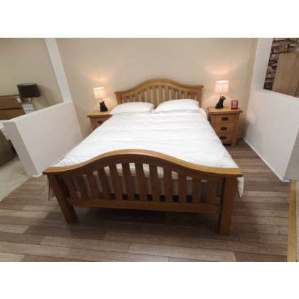 Fairfax 5'0" Kingsize Classic bedframe solid oak
