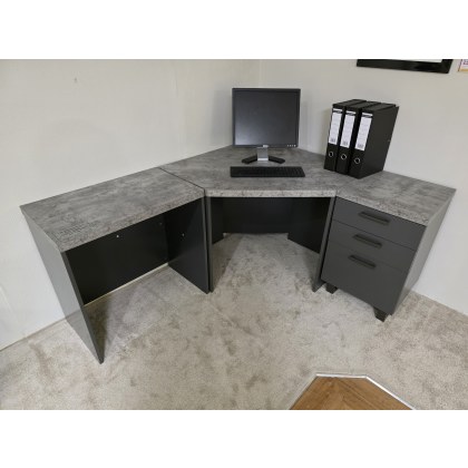 Alberta Complete corner office desk