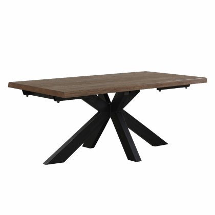 Fucino 180cm Extending Dining Table with Metal Star Base Fucino 180cm Extending Dining Table with Metal Star Base