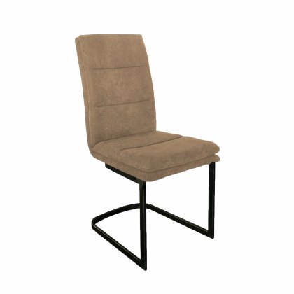 Fucino Cantilever Dining Chair in Taupe Fucino Cantilever Dining Chair in Taupe