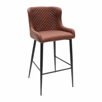 Versa Bar Stool in Tan PU Versa Bar Stool in Tan PU