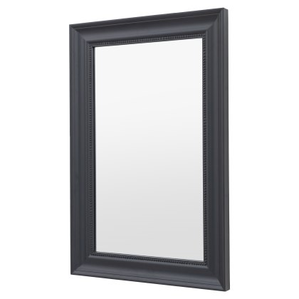 Sherwood Small Mirror in Lead Finish