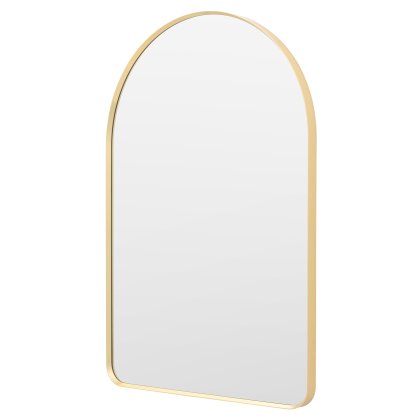Holworth Medium Arch Mirror in Gold