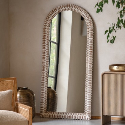 Pimlico Arch Mirror | Whitewash