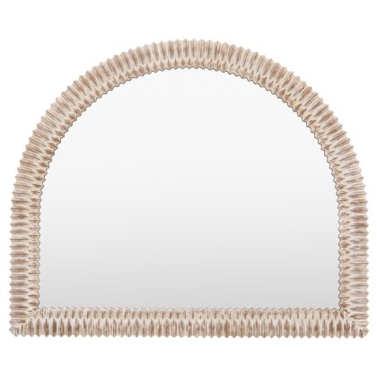 Pimlico Arch Overmantle Mirror in Whitewash Pimlico Arch Overmantle Mirror in Whitewash