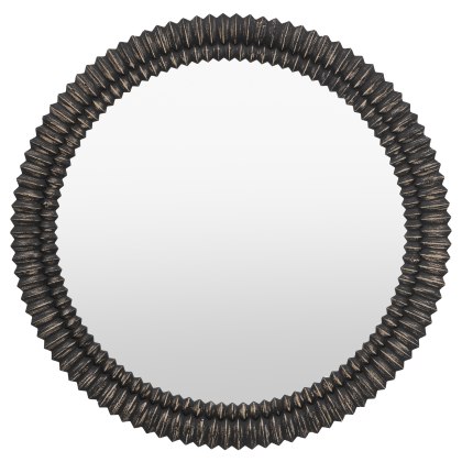 Pimlico Round Mirror in Black Pimlico Round Mirror in Black
