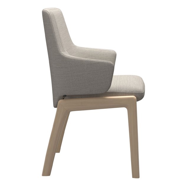 Stressless Vanilla Low Back Dining Chair w/arms- D100