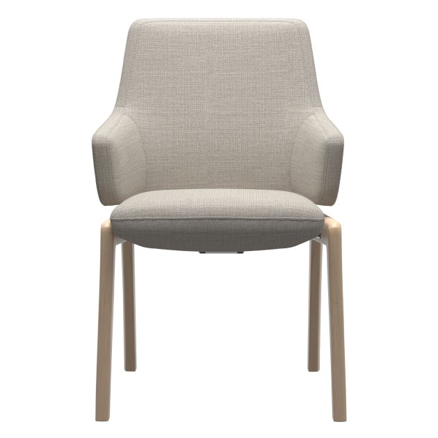 Stressless Vanilla Low Back Dining Chair w/arms- D100